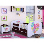 Otroška postelja Happy babies Srce iz rožic 04